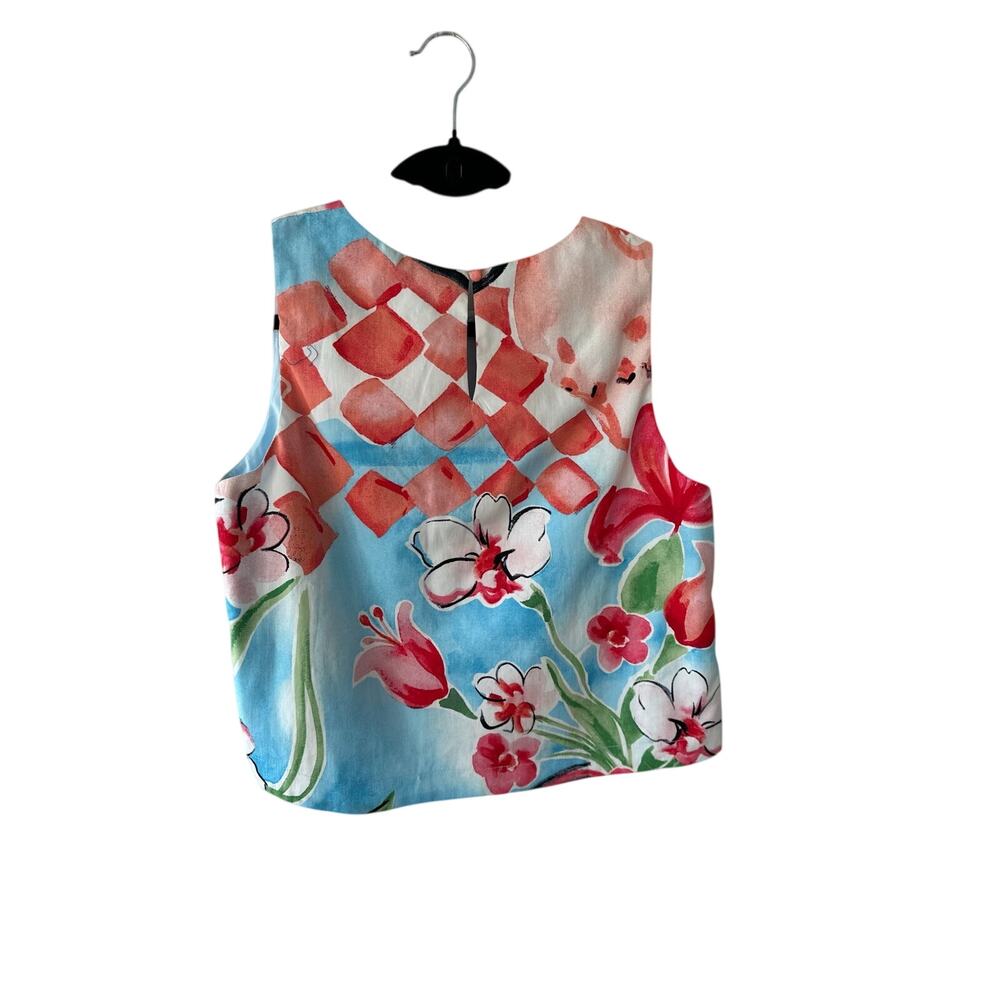 &Merci NWT Floral Matching Set Midi Skirt Sleeveless Outfit Sz M - Picture 8 of 15